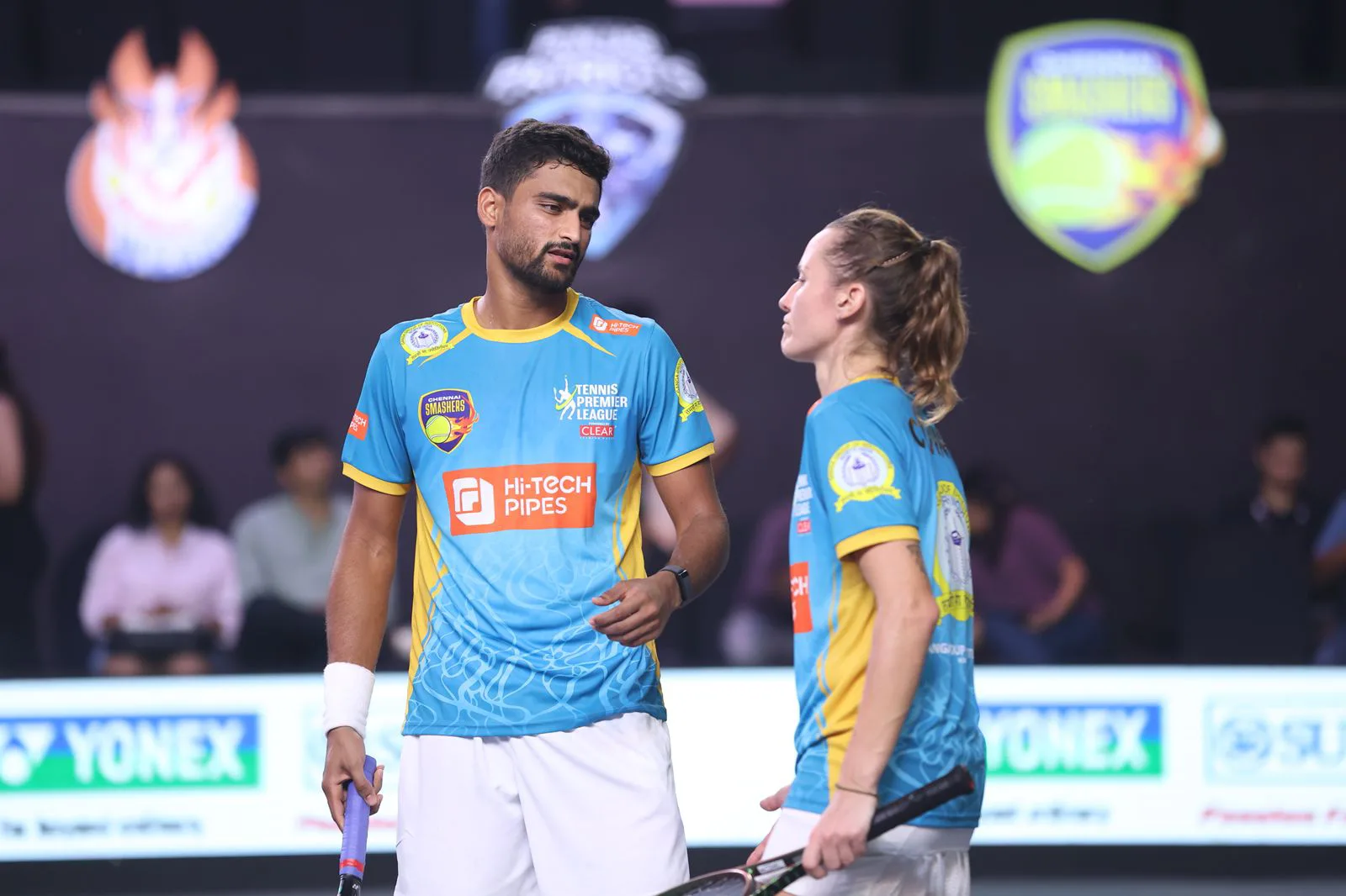 Rithvik Bollipallia & Conny Perrin Close-up of player